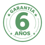 6 años de garantía